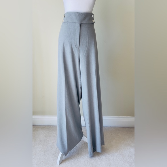 Calvin Klein Gray Plus Size High-Rise Wide-Leg Sailor Pants NWT Size 22W - Picture 5 of 8